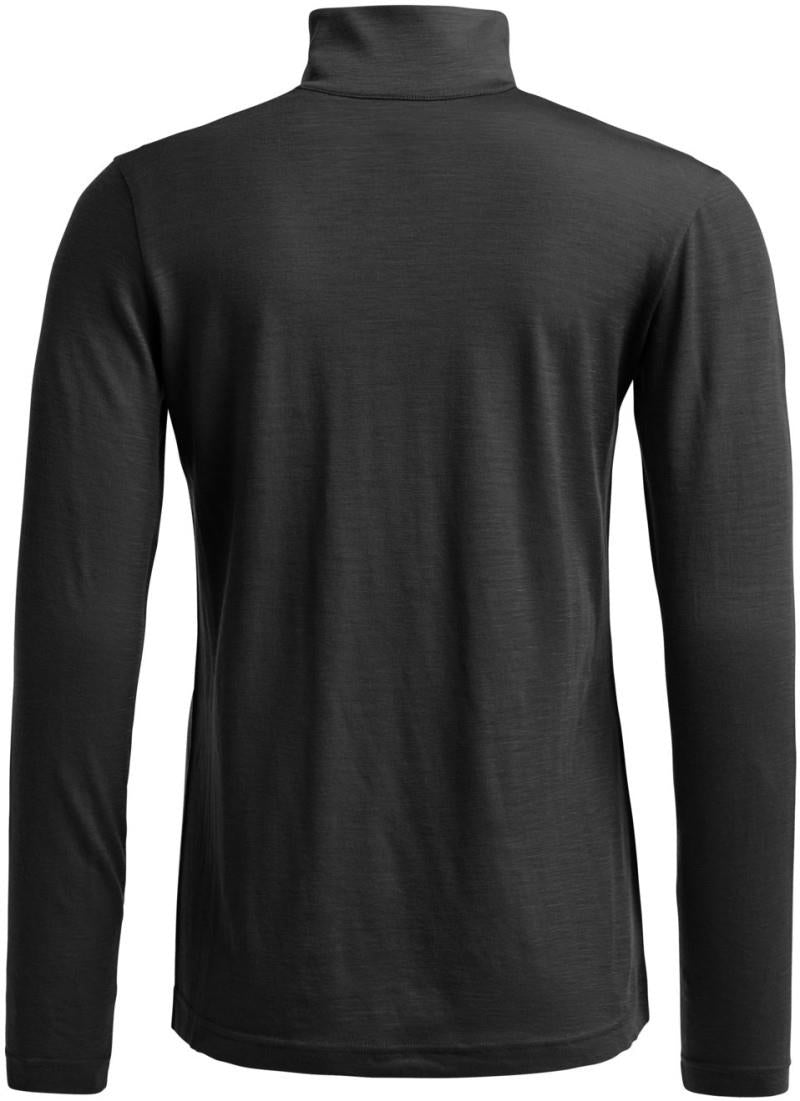 185 Rock`N`Wool Zip Neck - Womens - black raven 1