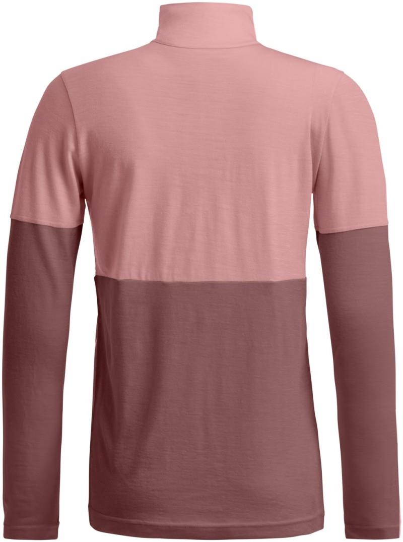 185 Rock`N`Wool Zip Neck - Womens - dusk rose 1