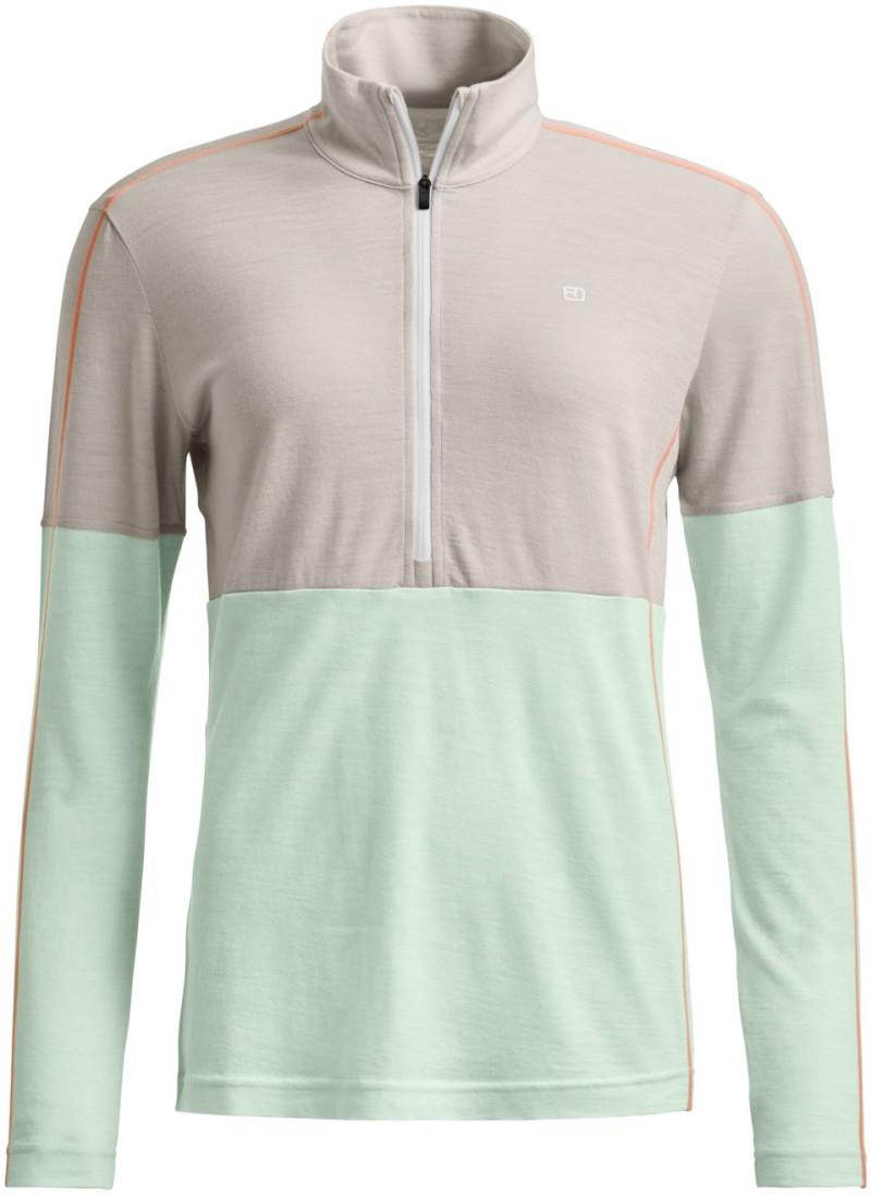 185 Rock`N`Wool Zip Neck - Womens - white tea 1