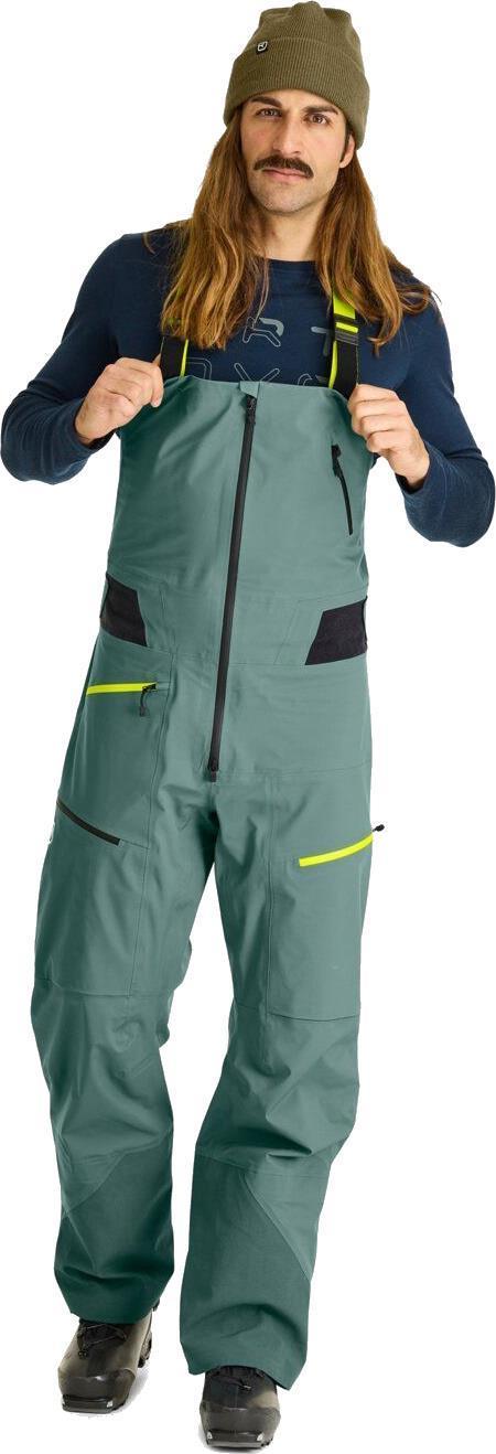 3L Deep Shell Bib Pants - Mens - Arctic Grey 3