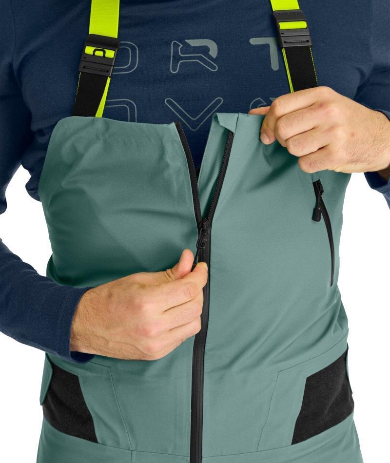 3L Deep Shell Bib Pants - Mens - Arctic Grey 5