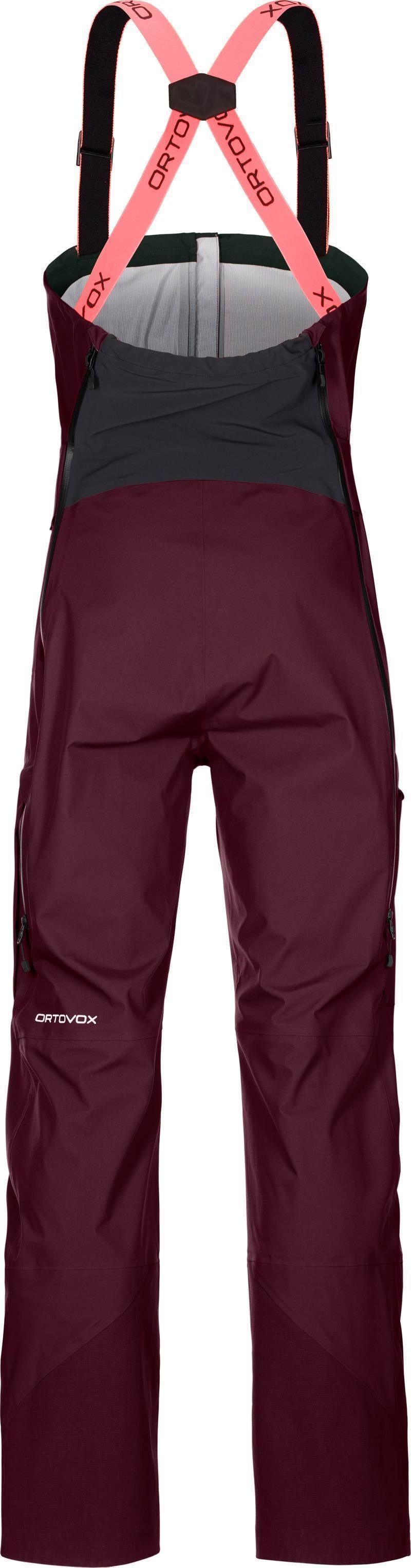 3L Deep Shell Bib Pants - Womens - Dark Wine 2