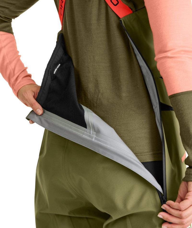 3L Deep Shell Bib Pants - Womens - Wild Herbs 5