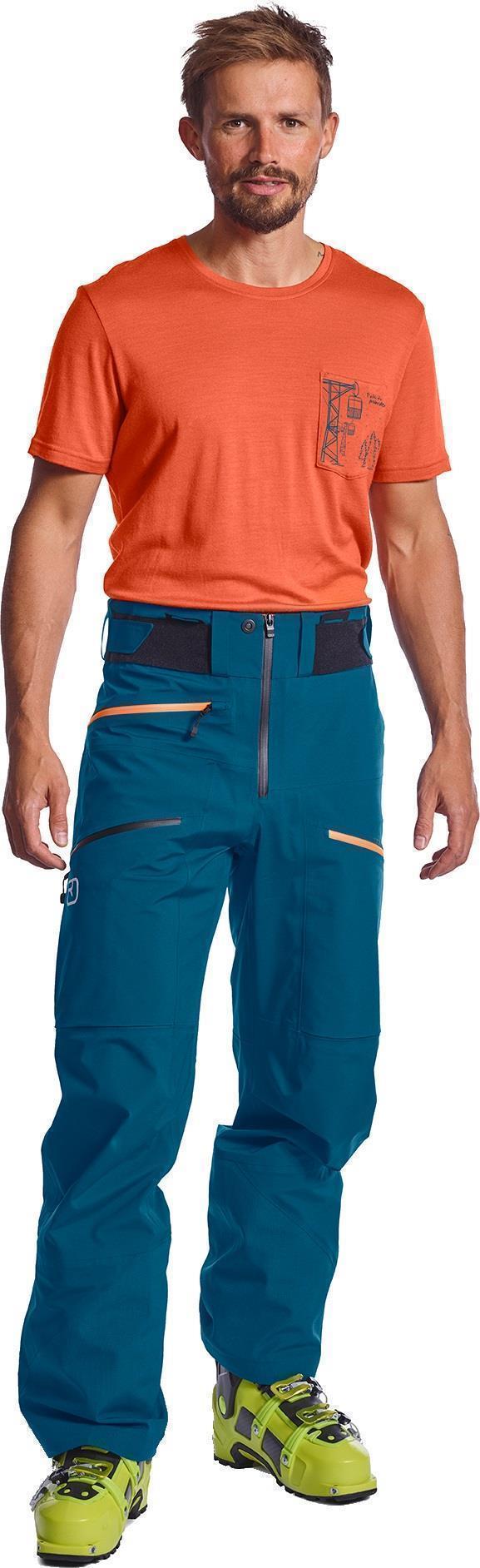 3L Deep Shell Pants - Mens - Petrol Blue 3