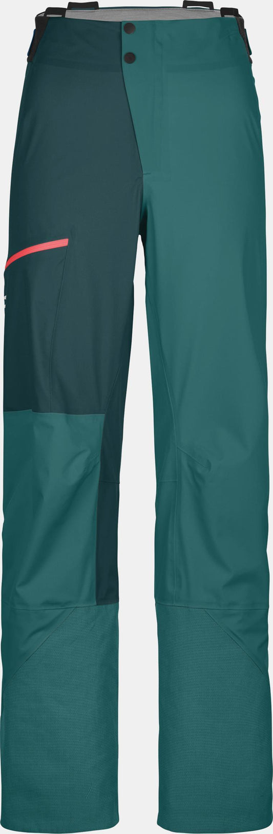 3L Ortler Pants, Long - Womens - Pacific Green 1