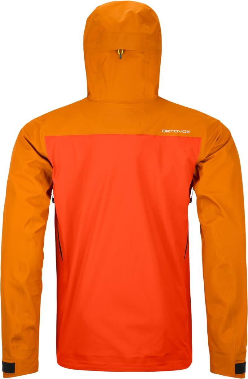 3L Ravine Shell Jacket - Mens - Hot Orange 2