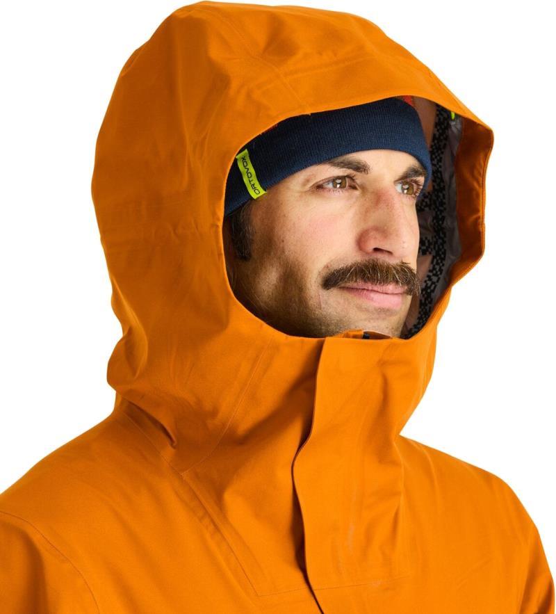 3L Ravine Shell Jacket - Mens - Hot Orange 7