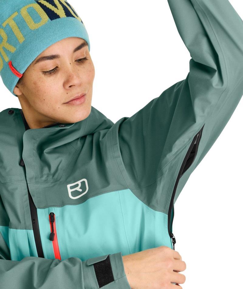 3L Ravine Shell Jacket - Womens - Ice Waterfall 4