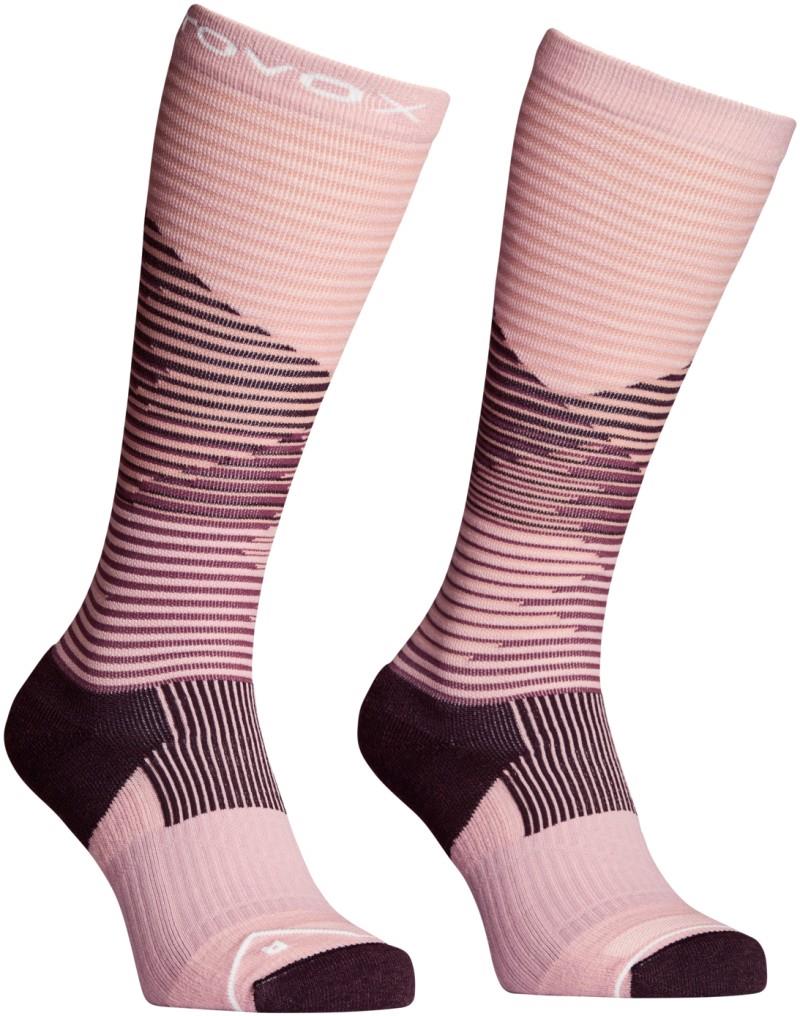 All Mountain Long Socks - Womens - dawn rose 1