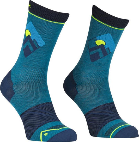 Alpine Light Comp Mid Socks - Mens - Mountain Blue 1