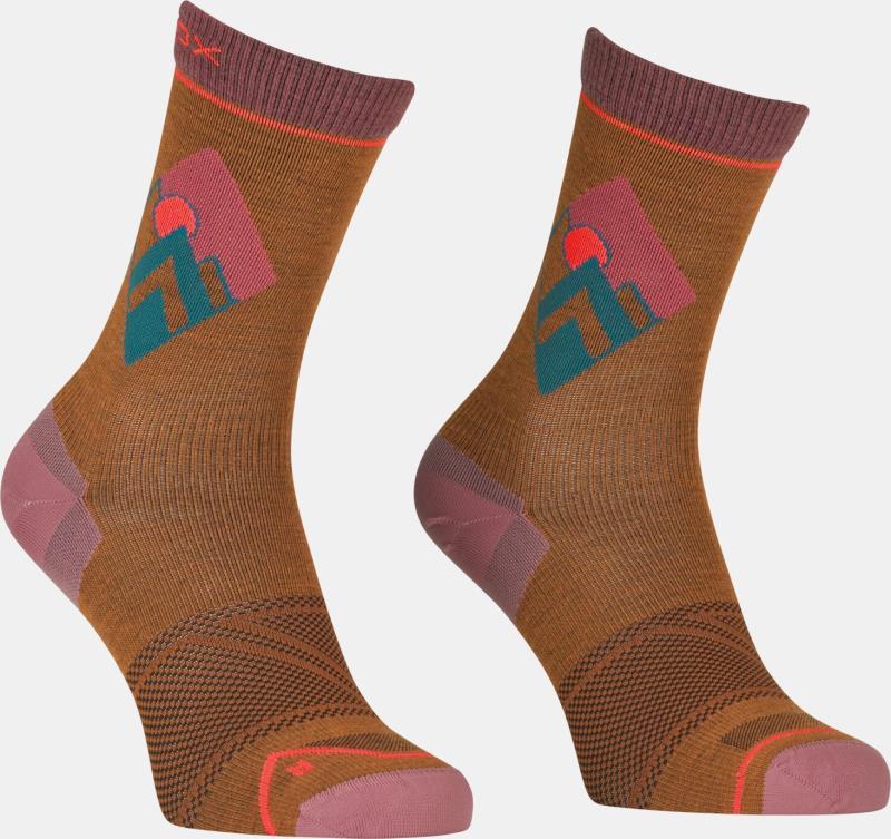 Alpine Light Comp Mid Socks - Womens - bristle brown 1