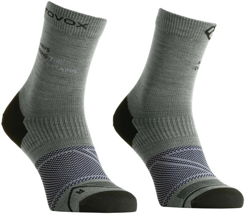 Alpine Light Compression Mid Socks - Mens - green sage 1