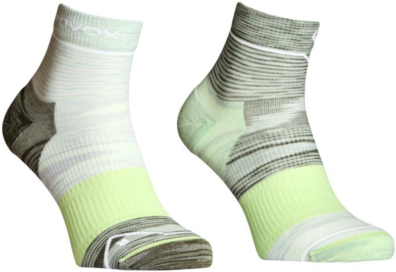 Alpine Quarter Socks - Womens - green acid 1