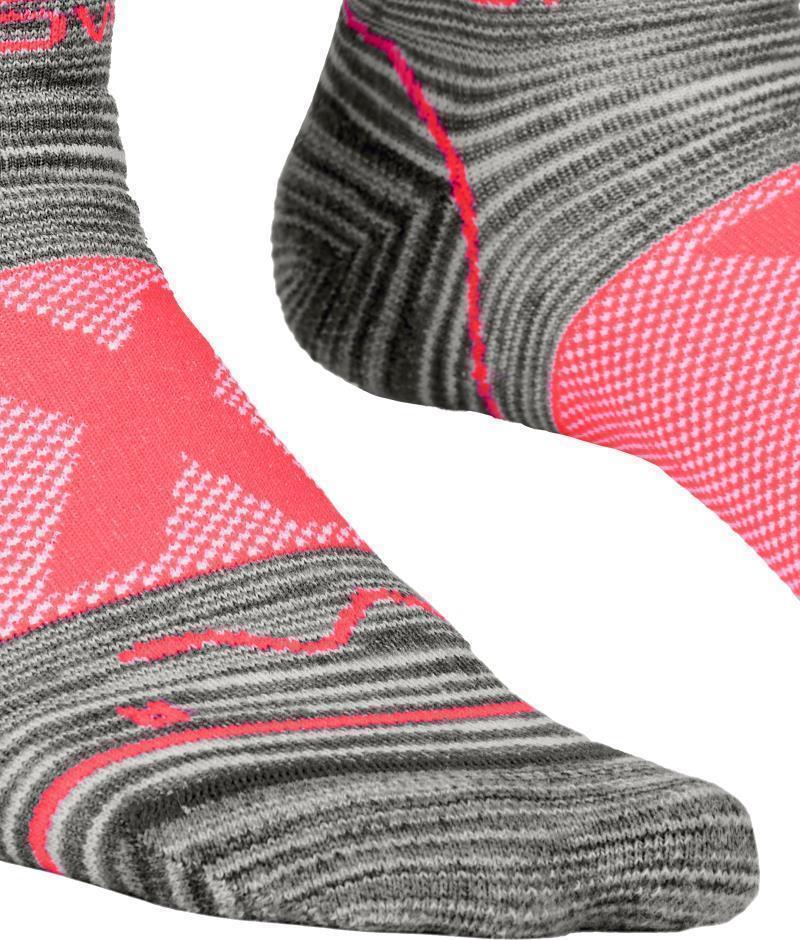 Alpinist Low Socks - Womens - grey blend 1