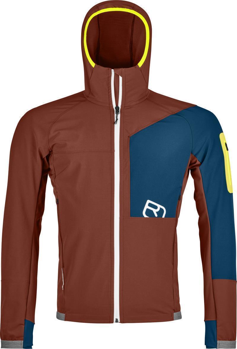 Berrino Hooded Jacket - Mens - Clay Orange 1