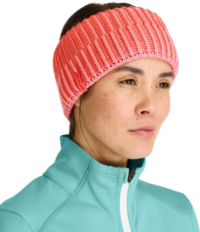 Deep Knit Headband - Coral 2