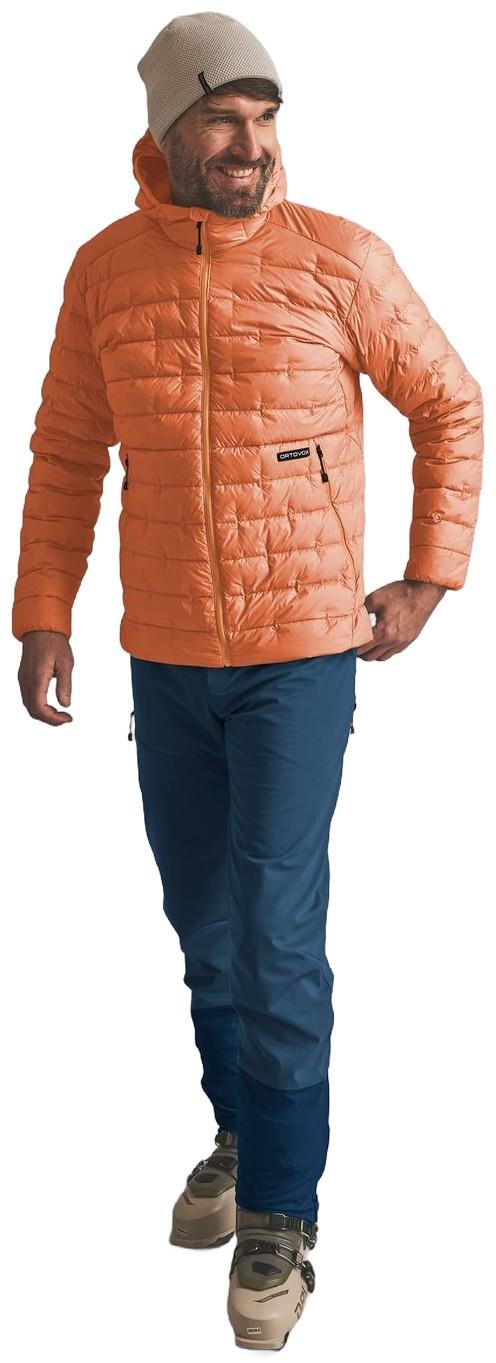 Downwool 180 Hooded Jacket - Mens - faded tangerine 1