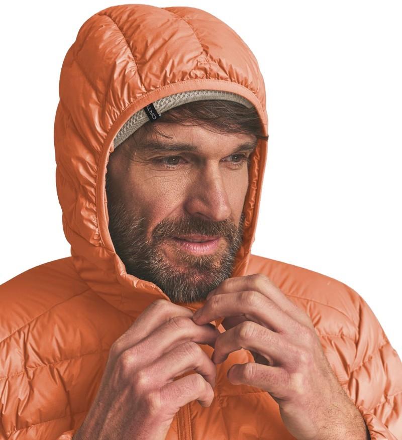 Downwool 180 Hooded Jacket - Mens - faded tangerine 1