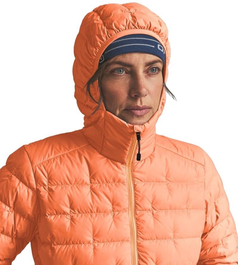Downwool 180 Hooded Jacket - Womens - faded tangerine 1