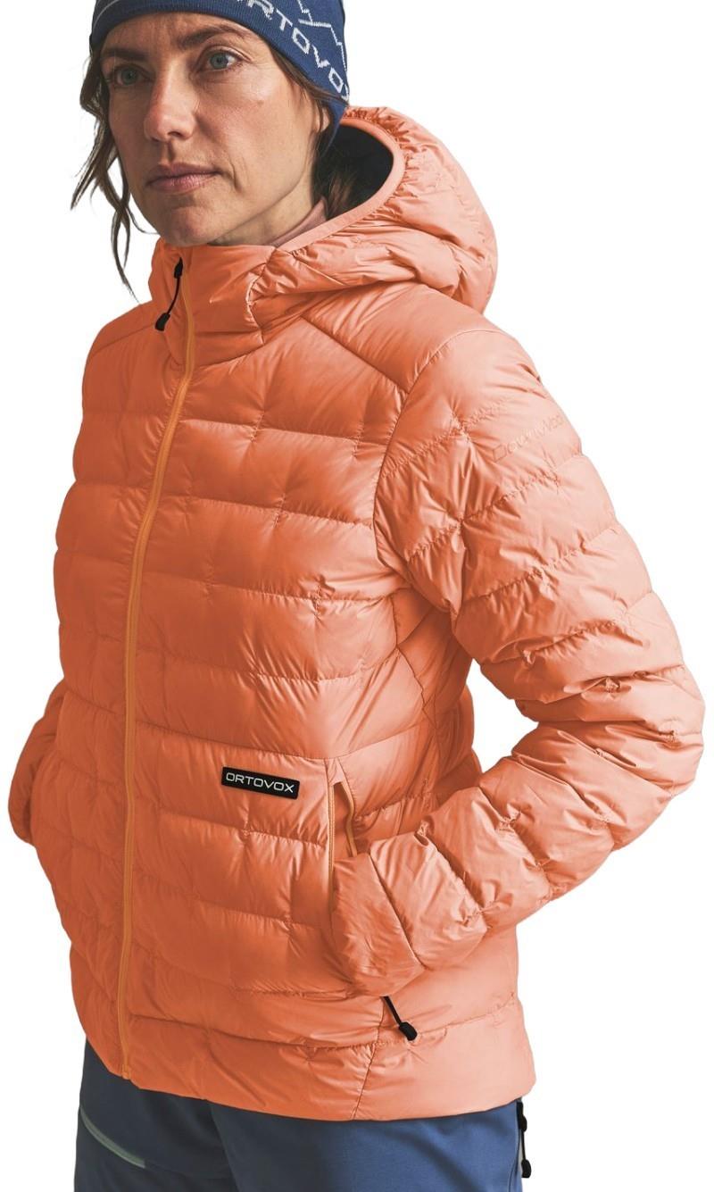 Downwool 180 Hooded Jacket - Womens - faded tangerine 1