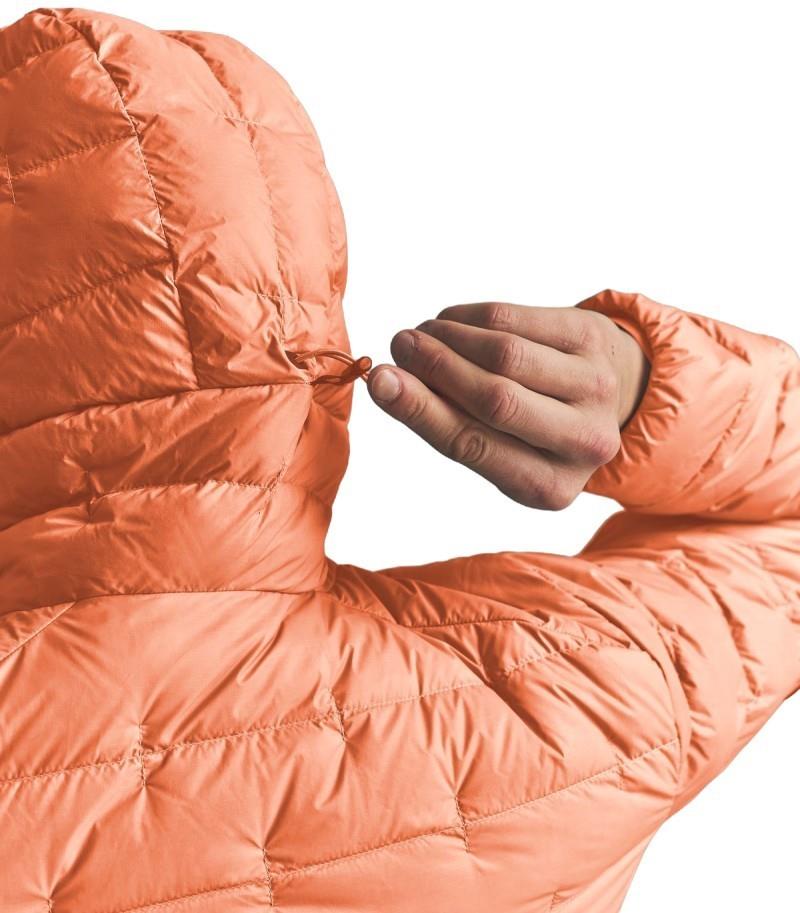 Downwool 180 Hooded Jacket - Womens - faded tangerine 1