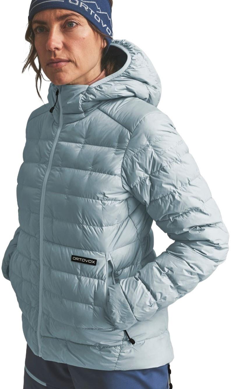 Downwool 180 Hooded Jacket - Womens - glacier grey 1