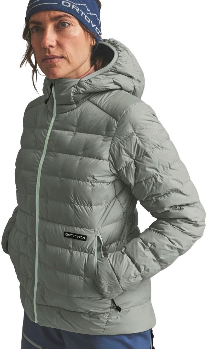 Downwool 180 Hooded Jacket - Womens - green sage 1