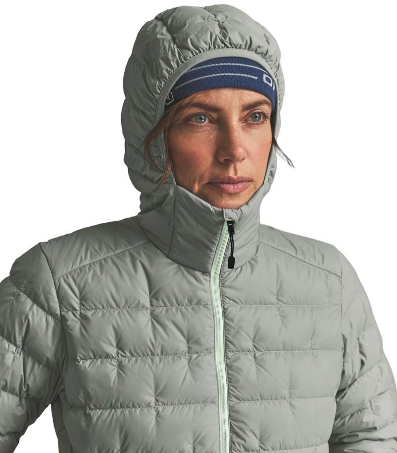 Downwool 180 Hooded Jacket - Womens - green sage 1