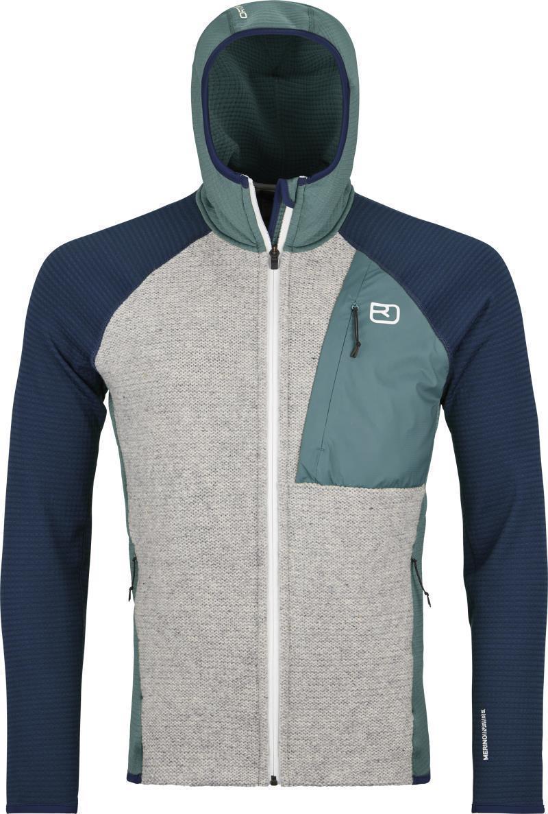 Fleece GP Classic Knit Hoody - Mens - Arctic Grey 1