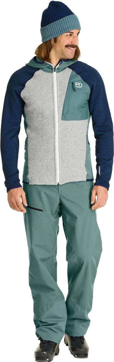 Fleece GP Classic Knit Hoody - Mens - Arctic Grey 4