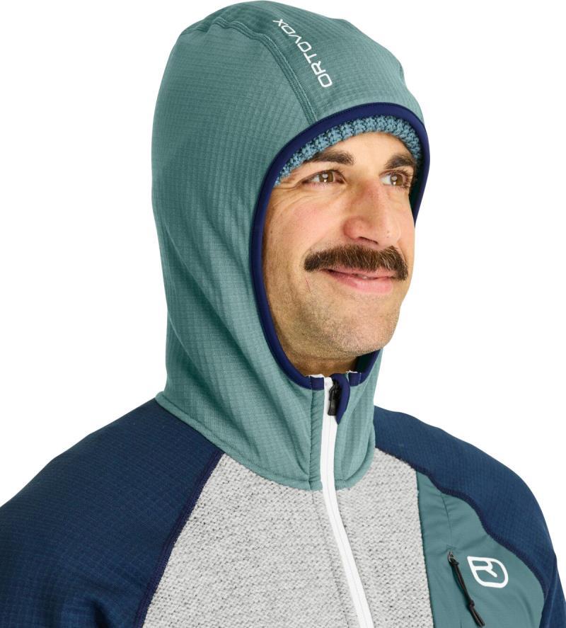 Fleece GP Classic Knit Hoody - Mens - Arctic Grey 5