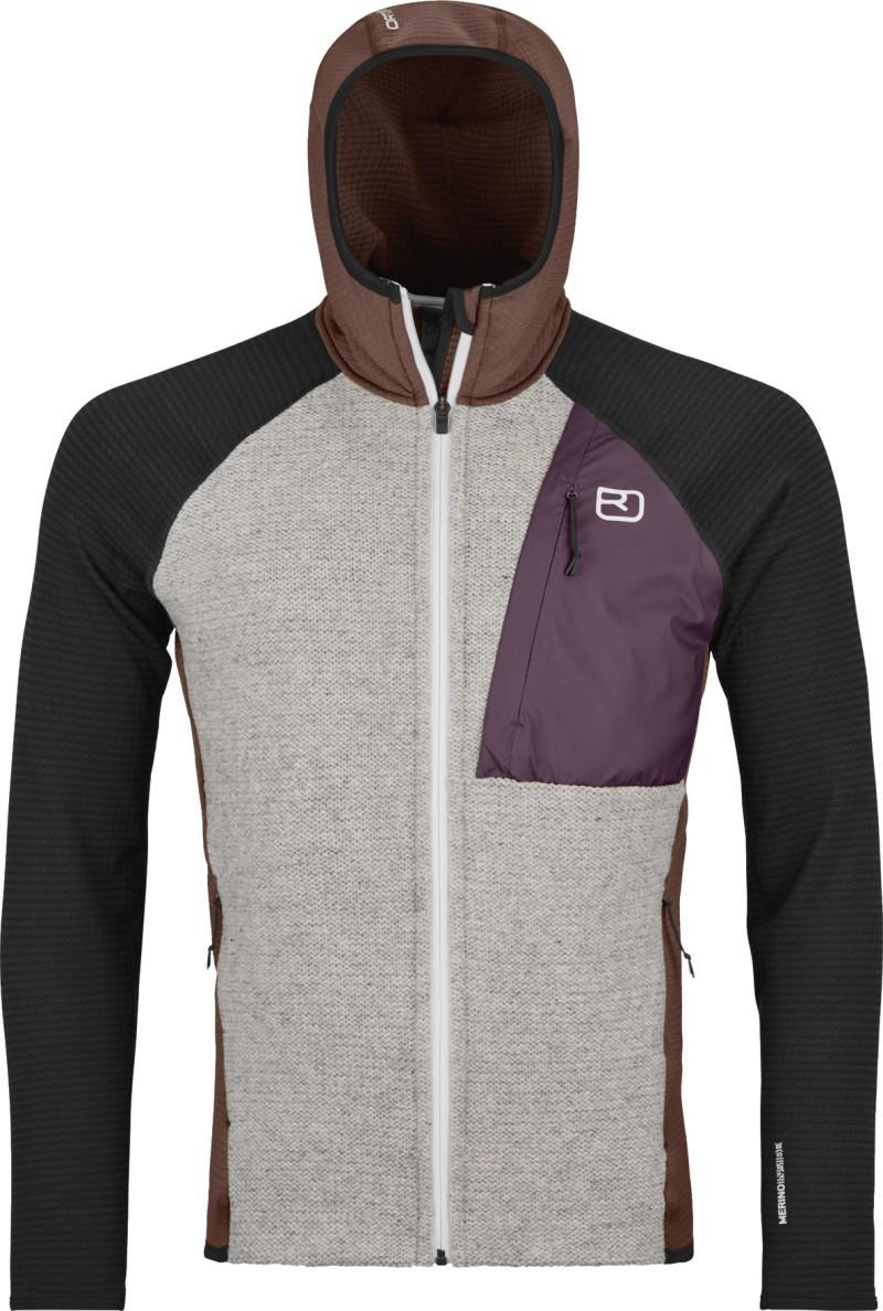 Fleece GP Classic Knit Hoody - Mens - dark chestnut 1