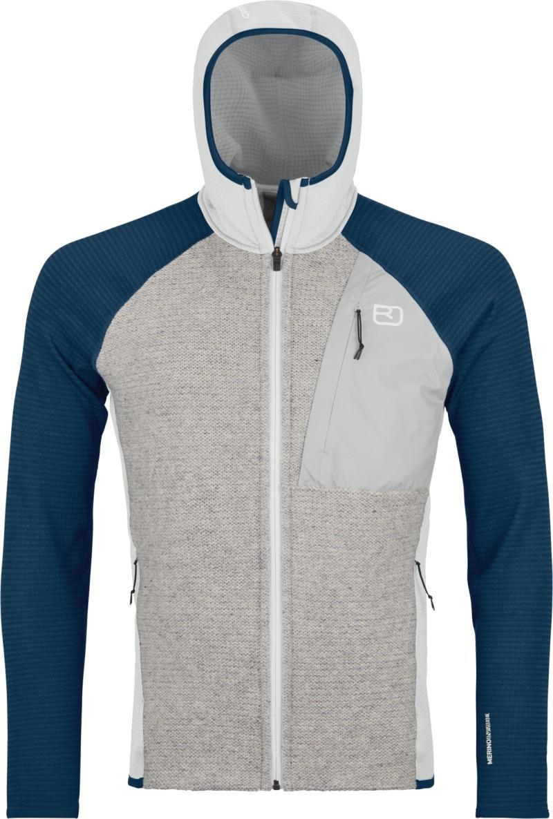 Fleece GP Classic Knit Hoody - Mens - grey ice 1