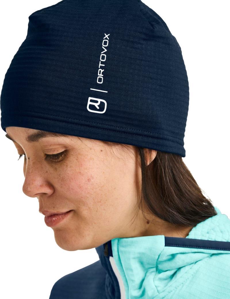 Fleece Grid Beanie - Deep Ocean 3