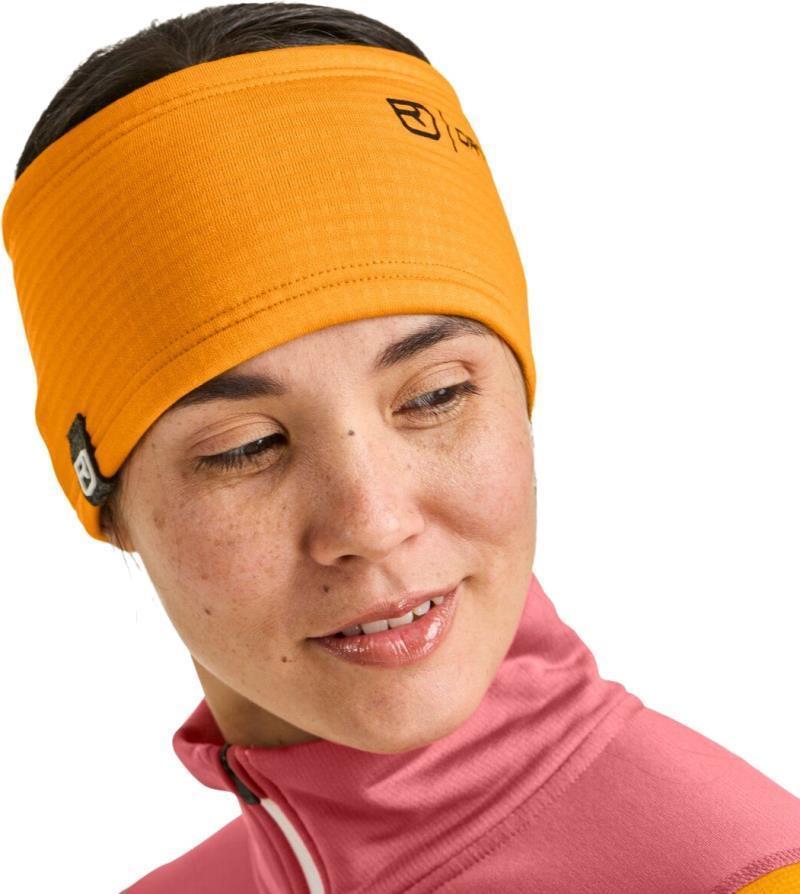 Fleece Grid Headband - Autumn Leaves 2