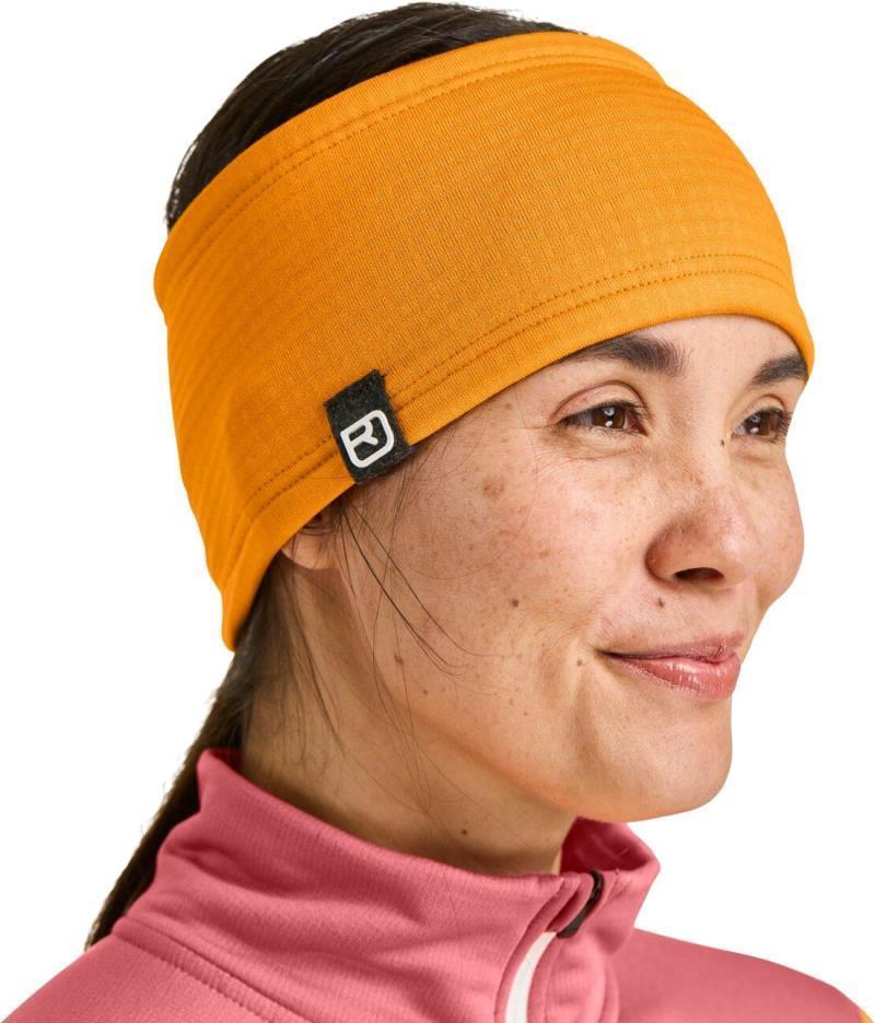 Fleece Grid Headband - Autumn Leaves 3