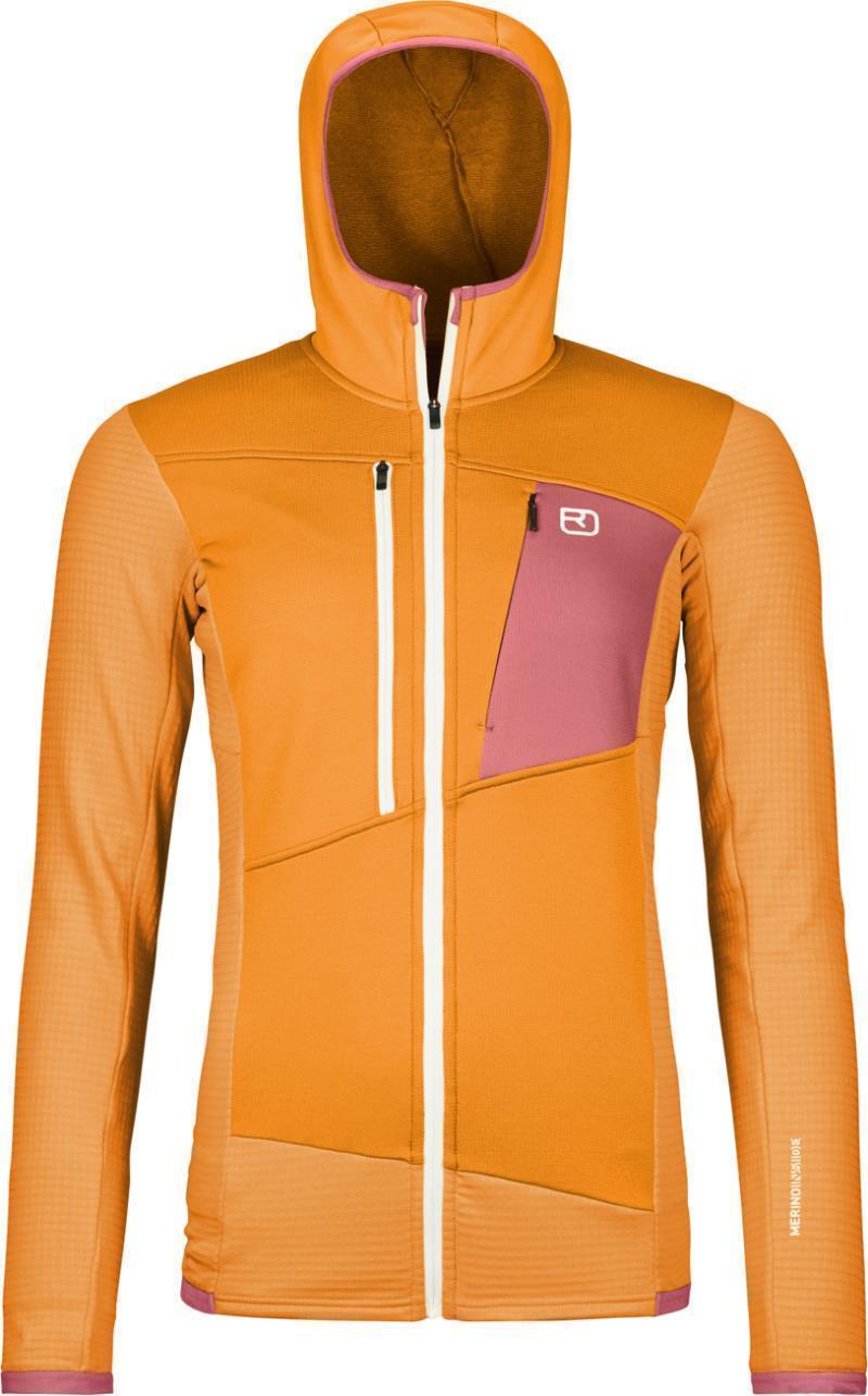 Fleece Grid Hoody - Womens - Autumn Leaves 1