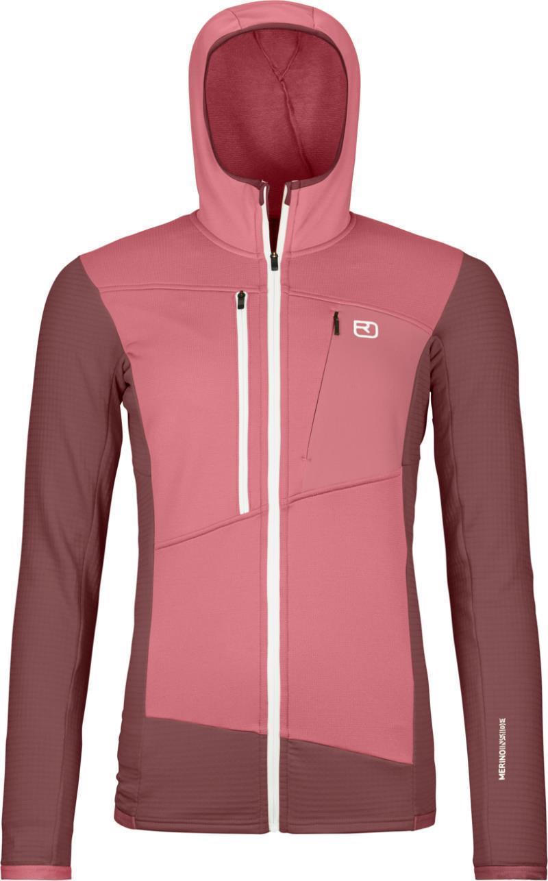 Fleece Grid Hoody - Womens - Mountain Rose 1