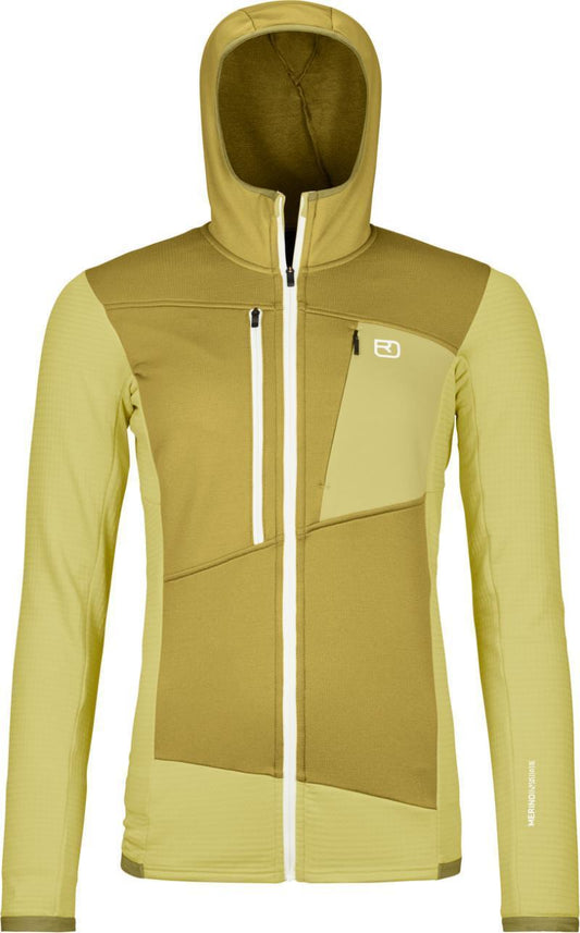Fleece Grid Hoody - Womens - Wabisabi 1