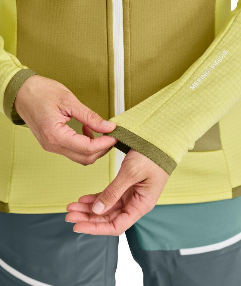 Fleece Grid Hoody - Womens - Wabisabi 7
