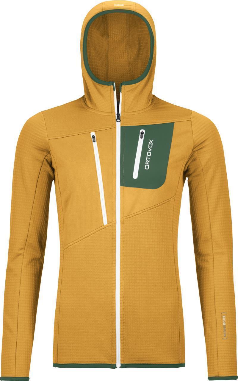 Fleece Grid Hoody - Womens - Yellowstone 1