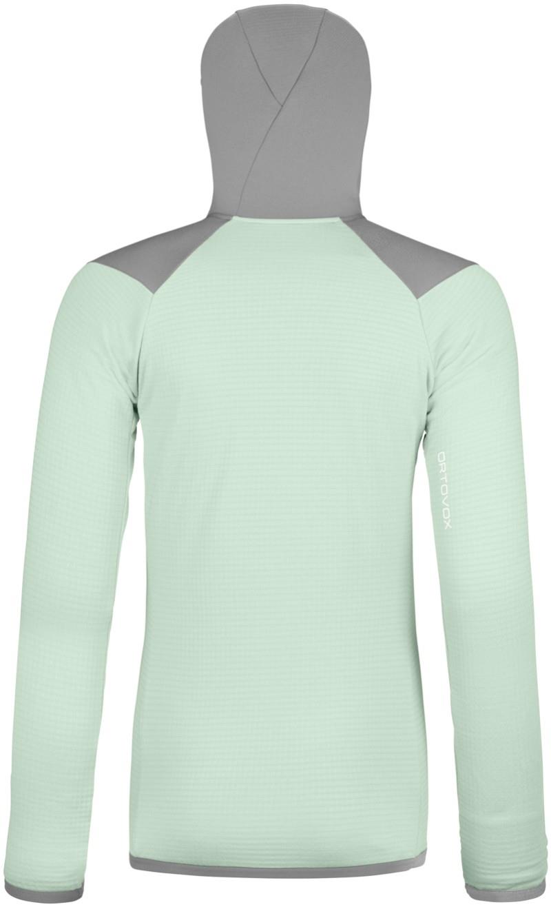 Fleece Grid Hoody - Womens - green acid 1