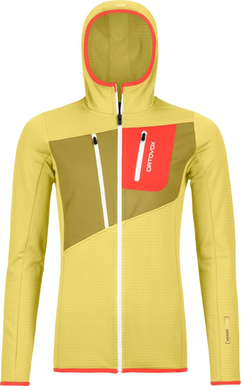 Fleece Grid Hoody - Womens - wabisabi 1