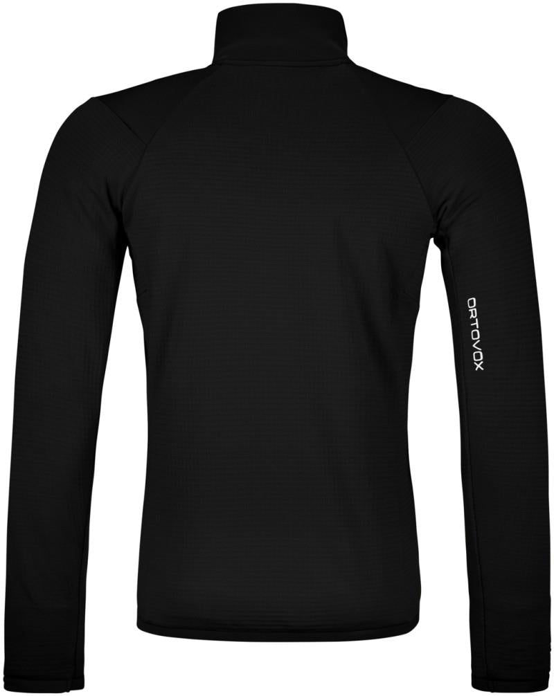 Fleece Grid Jacket - Mens - black raven 1