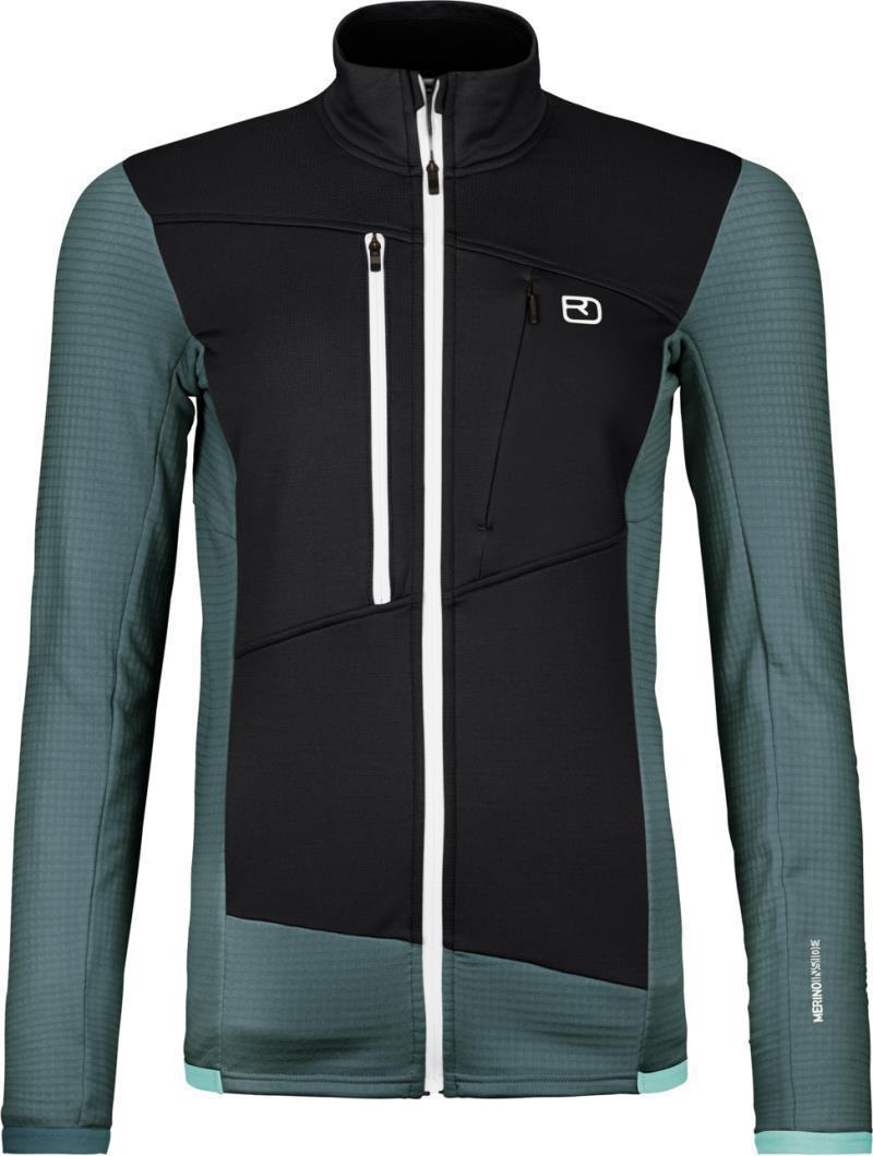 Fleece Grid Jacket - Womens - Dark Arctic Grey 1