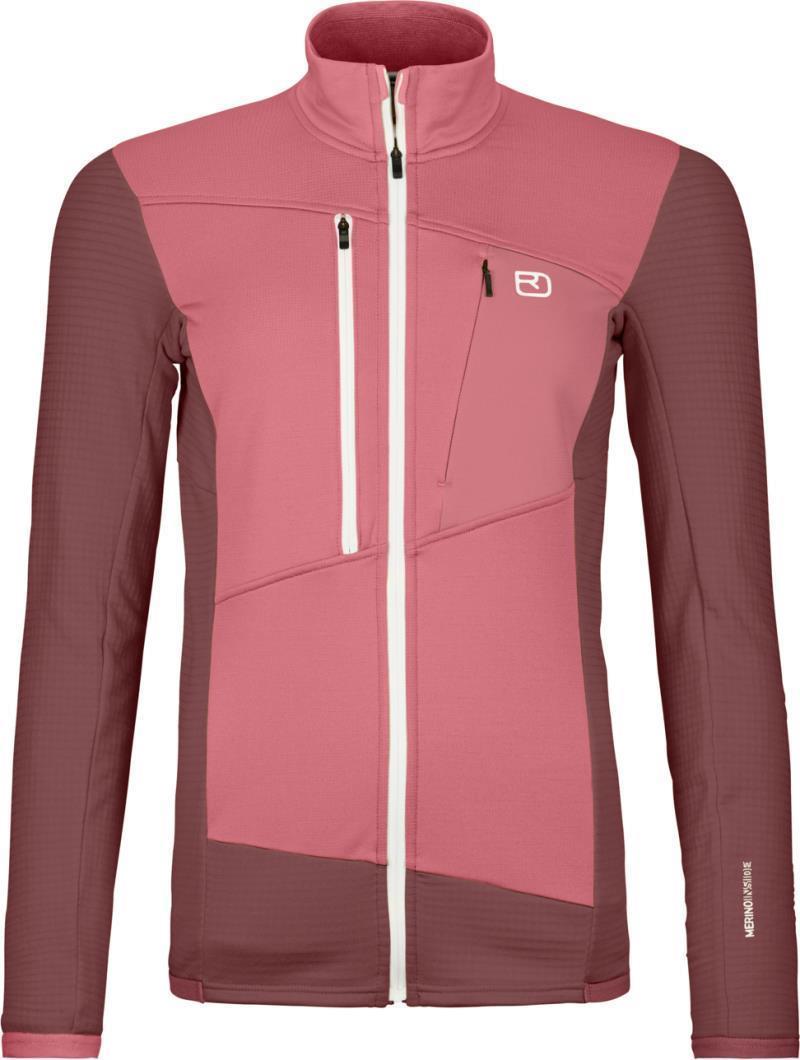 Fleece Grid Jacket - Womens - Mountain Rose 1