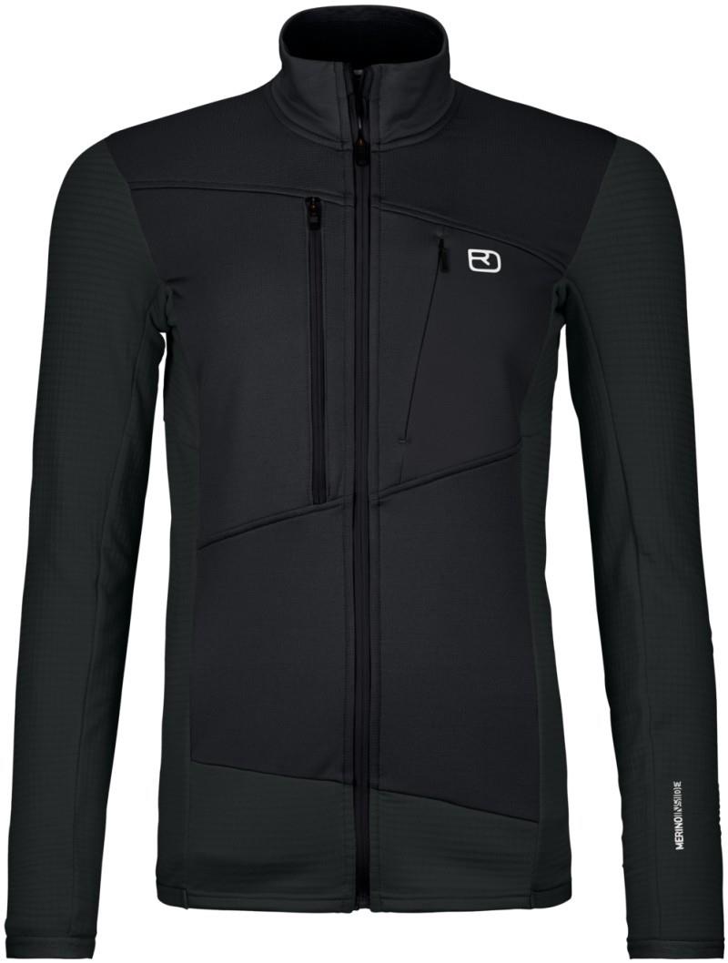 Fleece Grid Jacket - Womens - black raven 1