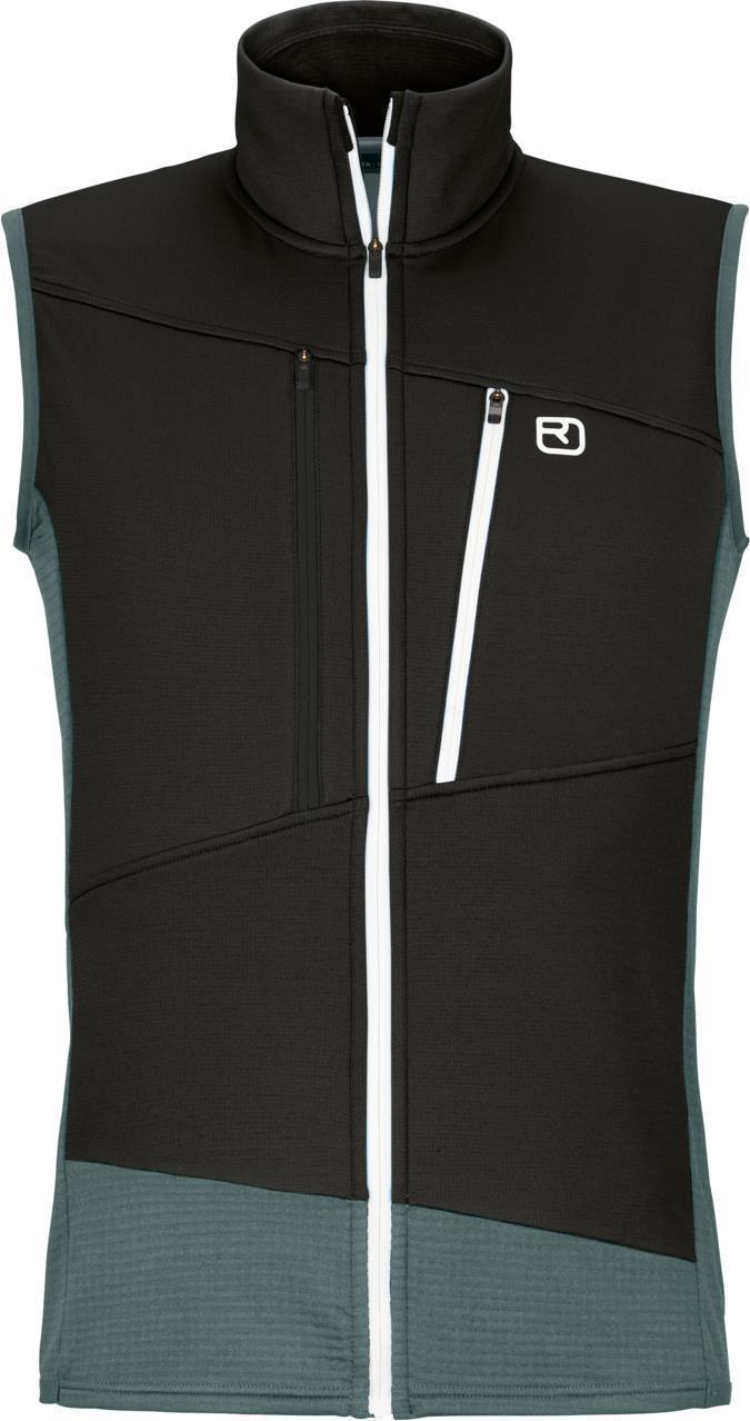 Fleece Grid Vest - Mens - Dark Arctic Grey 1