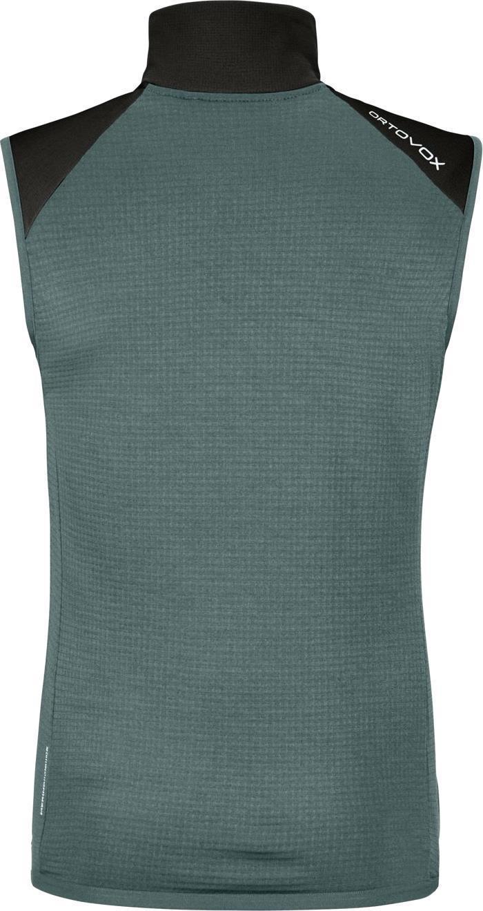 Fleece Grid Vest - Mens - Dark Arctic Grey 2