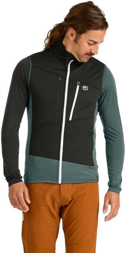Fleece Grid Vest - Mens - Dark Arctic Grey 3